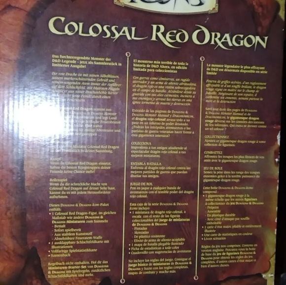 Colossal RedDragon Figure Wizards of the coast DnD. Exclusive onetime production - Picture 2 of 5